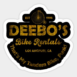 Deebo's Bike Rentals Sticker